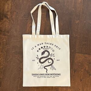 Taylor Swift Reputation Canvas Tote Bag 'I Did Something Bad'